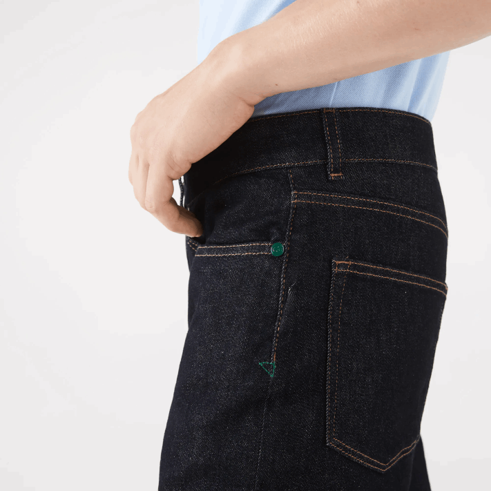 Lacoste calça jeans slim fit de algodão homens azul ml4 88BL420 - Image 8