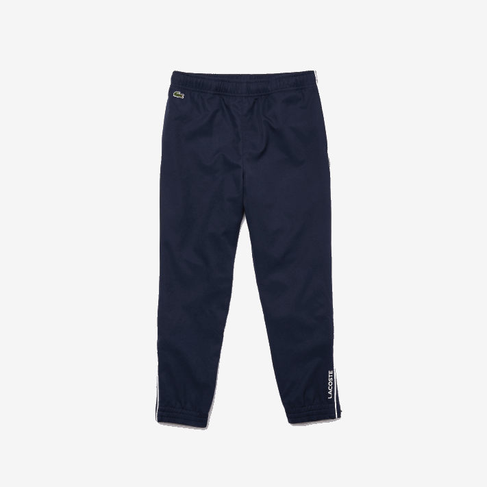 Lacoste calça leve esportiva encanada Rapazes azul marinho branco 525 88BL3211 - Image 2