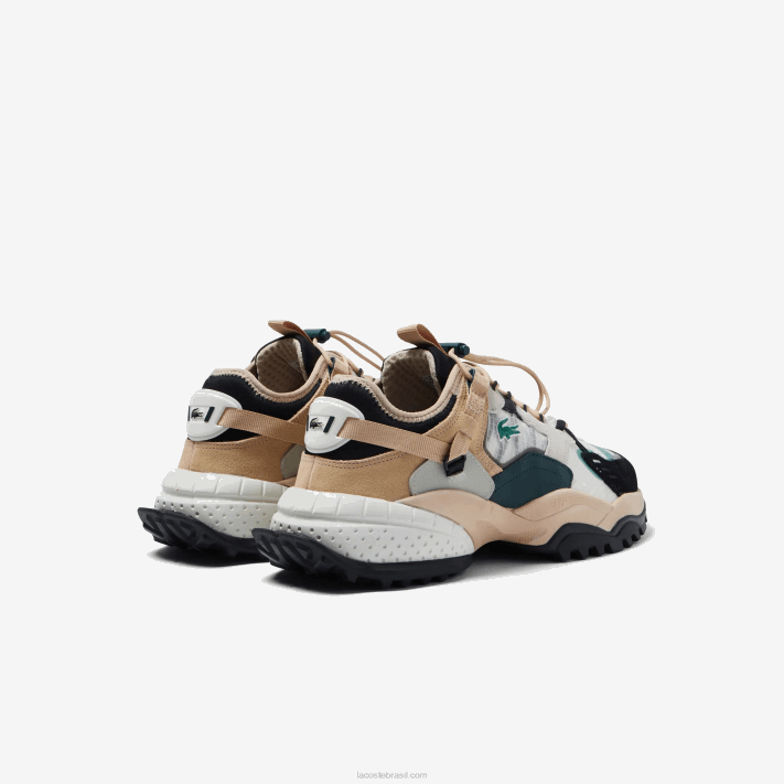 Lacoste calçados externos l-guard breaker têxteis homens preto natural nb1 88BL1778 - Image 3