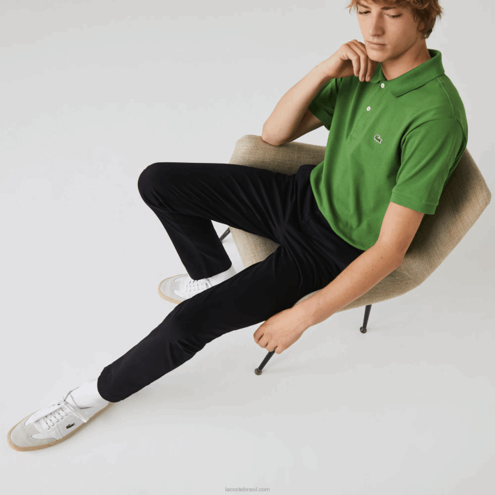 lacoste_calcas_de_gabardine_elasticas_slim_fit_homens_preto_031_88bl548.png Lacoste calças de gabardine elásticas slim fit homens preto 031 88BL548 - Image 1