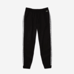 Lacoste calças de jogging de lã colorblock listradas de assinatura homens preto 8vm 88BL1147 - Image 4
