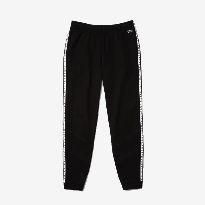 Lacoste calças de jogging de lã colorblock listradas de assinatura homens preto 8vm 88BL1147 - Image 4