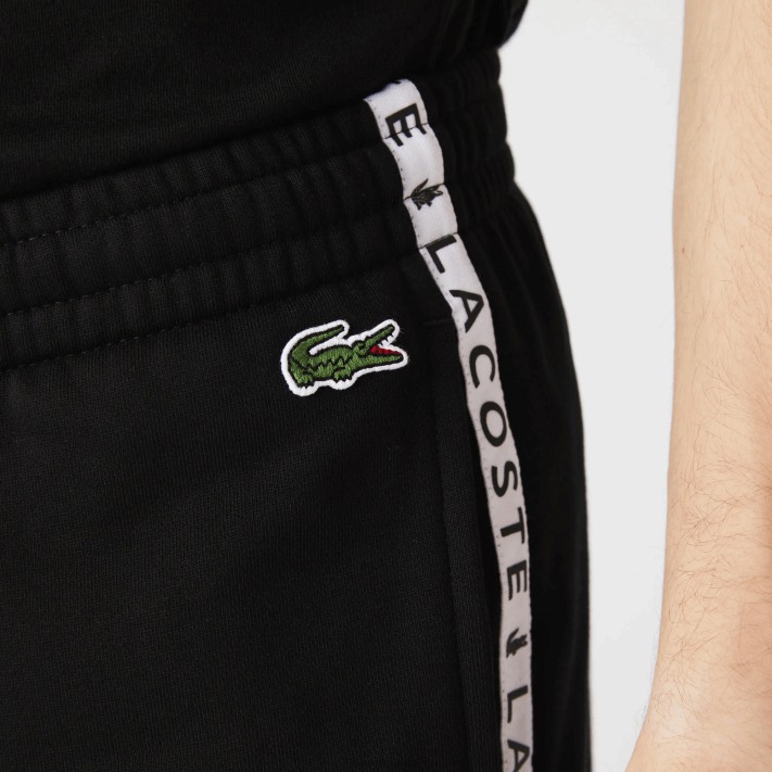 Lacoste calças de jogging de lã colorblock listradas de assinatura homens preto 8vm 88BL1147 - Image 6