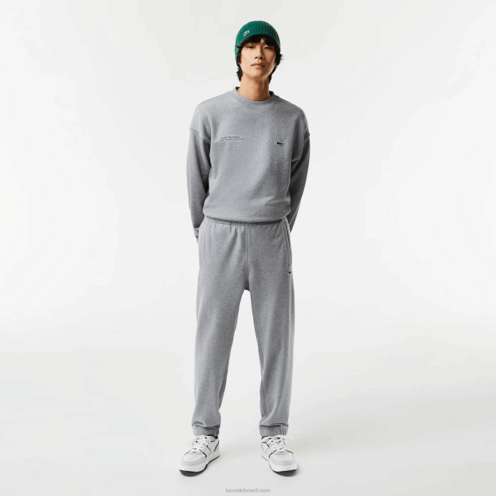 lacoste_calcas_de_treino_impressas_homens_ano_chine_cinza_88bl1012.png Lacoste calças de treino impressas homens ano chine cinza 88BL1012 - Image 1
