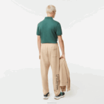 Lacoste calças de treino impressas homens bege 4jw 88BL1013 - Image 3