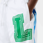 Lacoste calças repelentes de água homens branco sbh 88BL1085 - Image 7