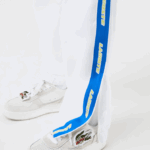 Lacoste calças repelentes de água homens branco sbh 88BL1085 - Image 8