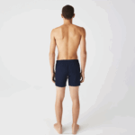 Lacoste calções de banho leves de secagem rápida homens azul marinho preto jb1 88BL541 - Image 3
