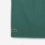 Lacoste calções de banho leves de secagem rápida homens caqui verde wij 88BL546 - Image 5