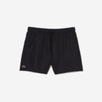 Lacoste calções de banho leves de secagem rápida homens preto verde 964 88BL534 - Image 4