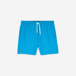 Lacoste calções de banho sólidos de secagem rápida Rapazes wii verde azul 88BL3103 - Image 4