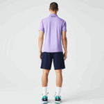 Lacoste calções de ténis desportivos de ajuste regular sem costura homens azul marinho 423 88BL1331 - Image 3
