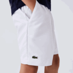 Lacoste calções desportivos de diamante crianças branco 001 88BL3074 - Image 3