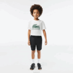 Lacoste calções desportivos de diamante crianças preto 031 88BL3075
