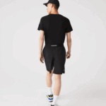 Lacoste calções desportivos ultraleves homens preto branco 258 88BL1410 - Image 3