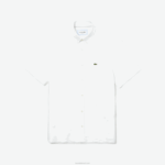 Lacoste camisa de linho regular homens branco 001 88BL1646 - Image 5