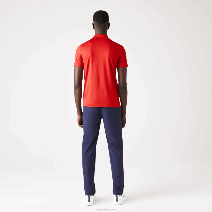 Lacoste camisa pólo de golfe jersey esporte homens vermelho azul marinho 528 88BL597 - Image 3