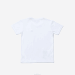 Lacoste camiseta de algodão com decote v crianças branco 001 88BL3129 - Image 3