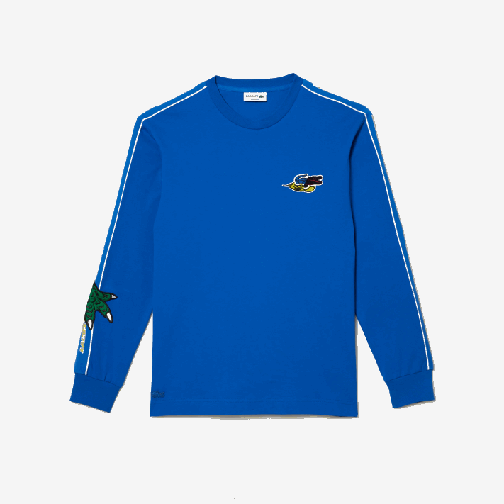 lacoste_camiseta_de_banda_homens_azul_k1q_88bl722.png Lacoste camiseta de banda homens azul k1q 88BL722 - Image 1