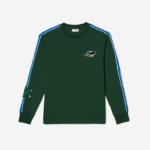 Lacoste camiseta de banda homens verde 132 88BL720