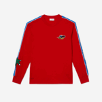 Lacoste camiseta de banda homens vermelho 240 88BL721