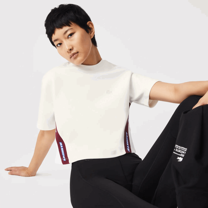 lacoste_camiseta_de_bandas_estampada_folgada_mulheres_branco_70v_88bl2547.png Lacoste camiseta de bandas estampada folgada mulheres branco 70v 88BL2547 - Image 1