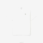 Lacoste camiseta de jérsei com decote v homens branco 001 88BL715 - Image 5
