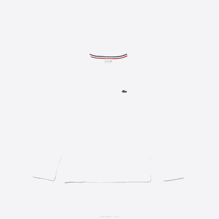 Lacoste camiseta de jérsei de gola redonda crianças branco 001 88BL3140 - Image 2