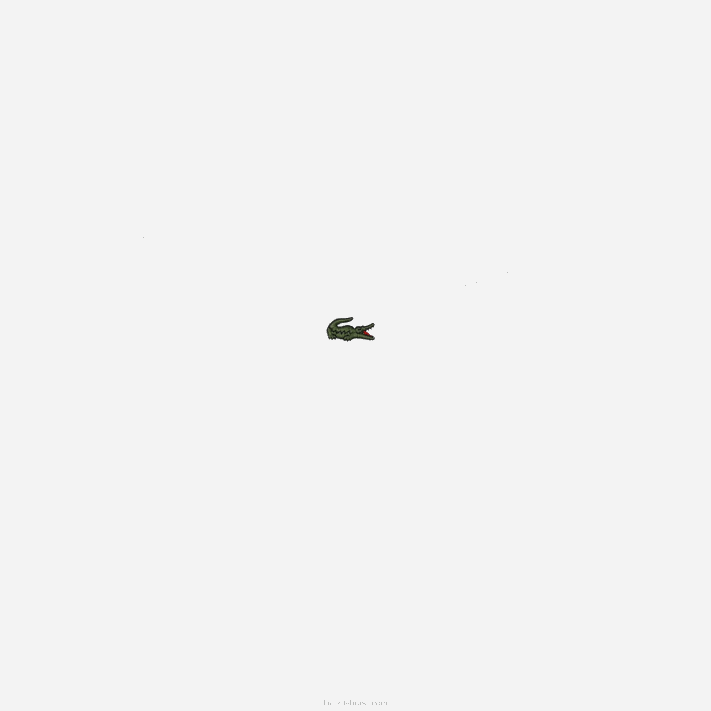 Lacoste camiseta de jérsei folgada - tamanho grande - grande homens branco 001 88BL227 - Image 3