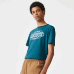 Lacoste camiseta de jérsei orgânica esportiva homens zcd verde 88BL697