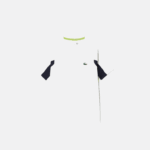 Lacoste camiseta de tênis color block esportiva crianças branco azul marinho branco y2u 88BL3154 - Image 5