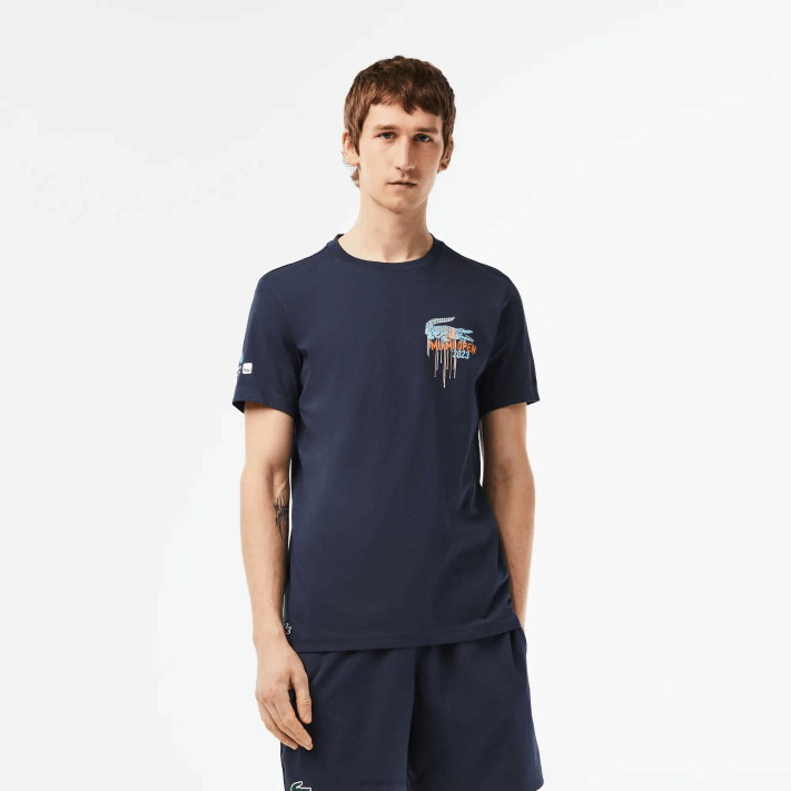 lacoste_camiseta_esporte_miami_edicao_aberta_homens_kxe_azul_88bl217.png Lacoste camiseta esporte miami edição aberta homens kxe azul 88BL217 - Image 1