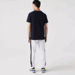 Lacoste camiseta esportiva com estampa de crocodilo homens azul marinho 166 88BL840 - Image 3