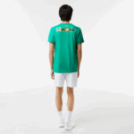 Lacoste camiseta esportiva com estampa de crocodilo homens verde hd2 88BL683 - Image 3