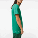 Lacoste camiseta esportiva com estampa de crocodilo homens verde hd2 88BL842 - Image 4