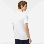 Lacoste camiseta esportiva respirável de crocodilo com estampa 3d homens branco azul qualquer 88BL122 - Image 3