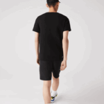 Lacoste camiseta esportiva respirável de crocodilo com estampa 3d homens preto azul 985 88BL836 - Image 3