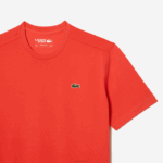 Lacoste camiseta esportiva respirável homens laranja 02k 88BL83 - Image 5