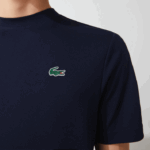 Lacoste camiseta esportiva respirável piquê homens azul marinho 166 88BL670 - Image 4