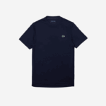 Lacoste camiseta esportiva respirável piquê homens azul marinho 166 88BL670 - Image 5