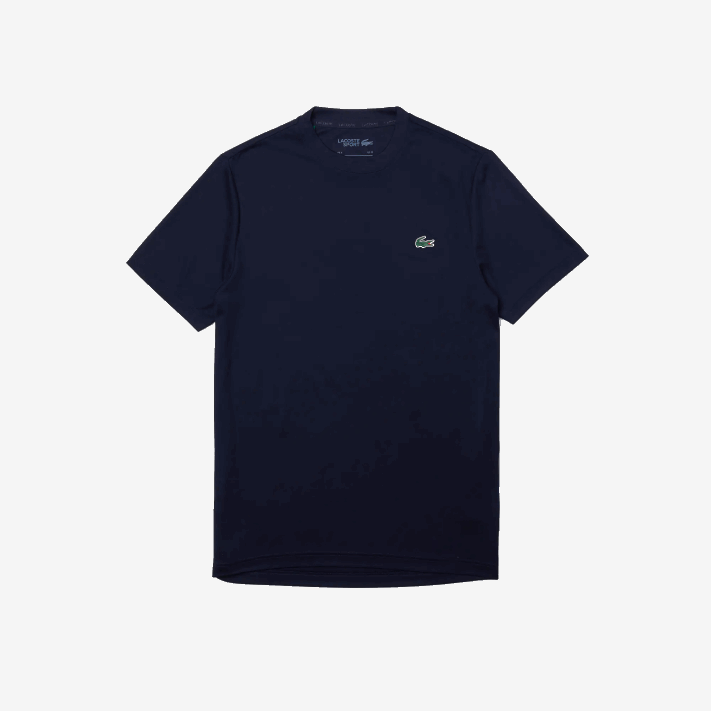 Lacoste camiseta esportiva respirável piquê homens azul marinho 166 88BL670 - Image 5