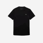 Lacoste camiseta esportiva respirável piquê homens preto 031 88BL672 - Image 5
