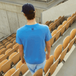 Lacoste camiseta esportiva roland garros algodão orgânico homens azul marinho yd2 88BL1601 - Image 2