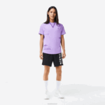 Lacoste camiseta esportiva stretch jersey homens roxo 6md 88BL827 - Image 2