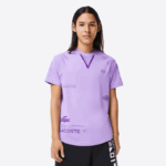 Lacoste camiseta esportiva stretch jersey homens roxo 6md 88BL827