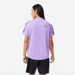 Lacoste camiseta esportiva stretch jersey homens roxo 6md 88BL827 - Image 3