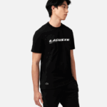 Lacoste camiseta piquê de marca regular fit homens preto 031 88BL560