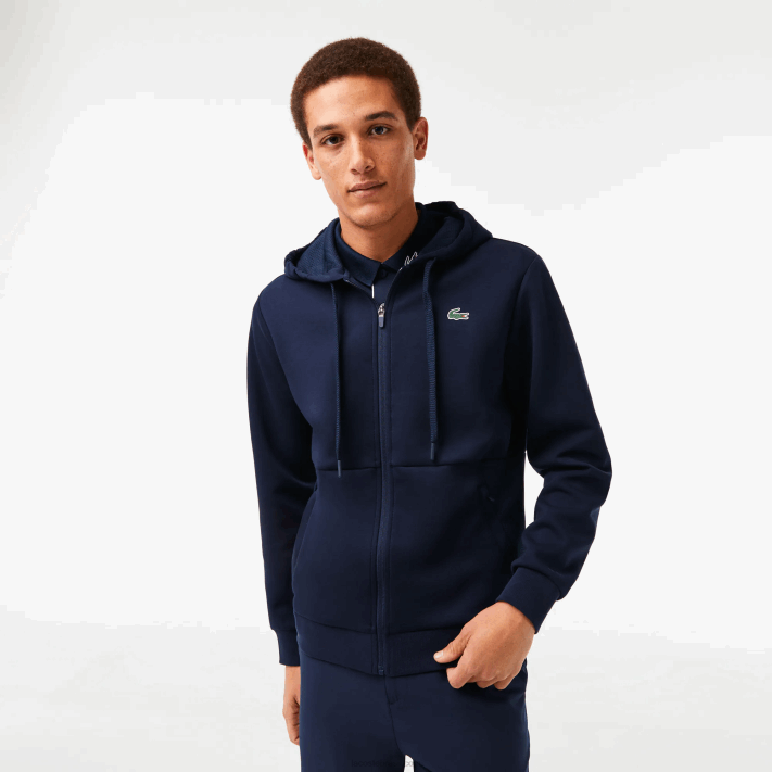 lacoste_capuz_de_paineis_de_malha_esportiva_homens_azul_marinho_423_88bl1019.png Lacoste capuz de painéis de malha esportiva homens azul marinho 423 88BL1019 - Image 1