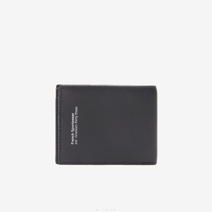 Lacoste carteira dobrável com slot para cartão interno homens preto 000 88BL1994 - Image 2