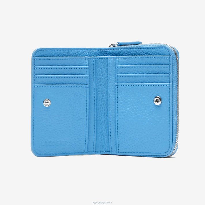 Lacoste carteira pequena com zíper em placa de metal mulheres argentino 213 88BL2892 - Image 2
